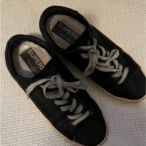 Golden Goose Deluxe Brand Black Leather Sneaker 37